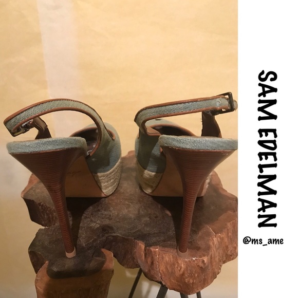 β¨Sam Edelman β€οΈ Novato Peep-Toe Slingbacksβ¨ - Picture 6 of 10